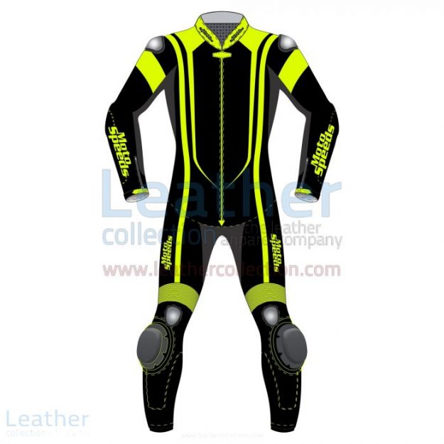 Shop Now Alpha Neon Leather Motorbike Suit for $725.00
