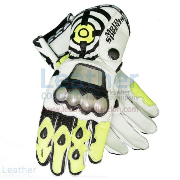 Pick up Online Andrea Iannone 2013 Leather Motorbike Gloves for CA$327