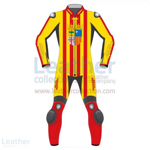 Grab Online Aragon Flag Leather Moto Suit for SEK7,040.00 in Sweden