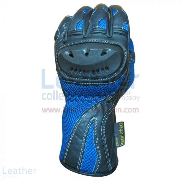 Pick Online Blue Shadow Moto Racing Gloves for $75.00
