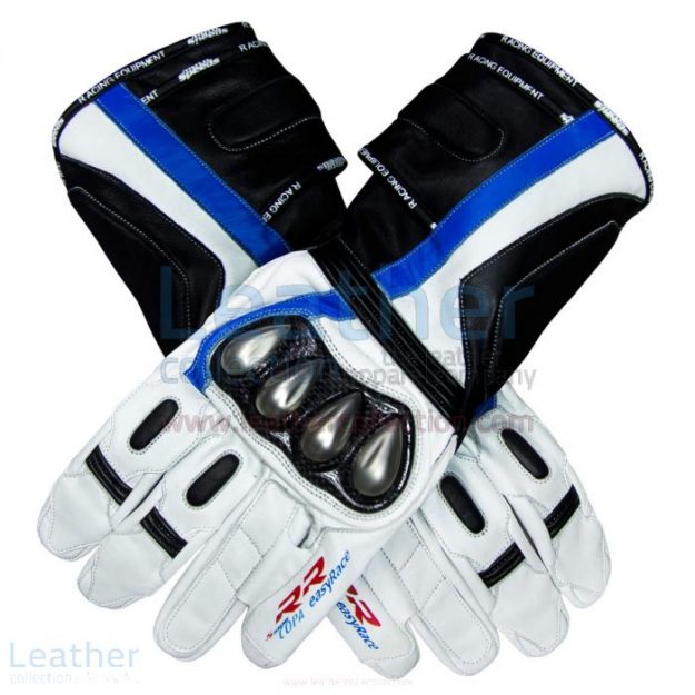 Purchase Red & White Leather Moto Gloves for CA$327.50 in Canada