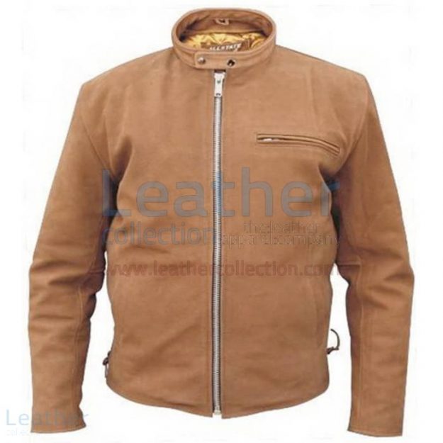 Buy Now Brown Leather Scooter jacket for $199.00