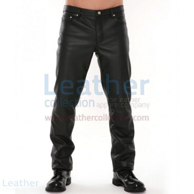 Shop Online Classic Leather Jeans Black