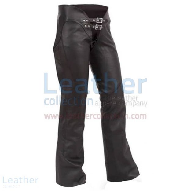 Purchase Now Double Belted Ladies Leather Chaps for $136.00