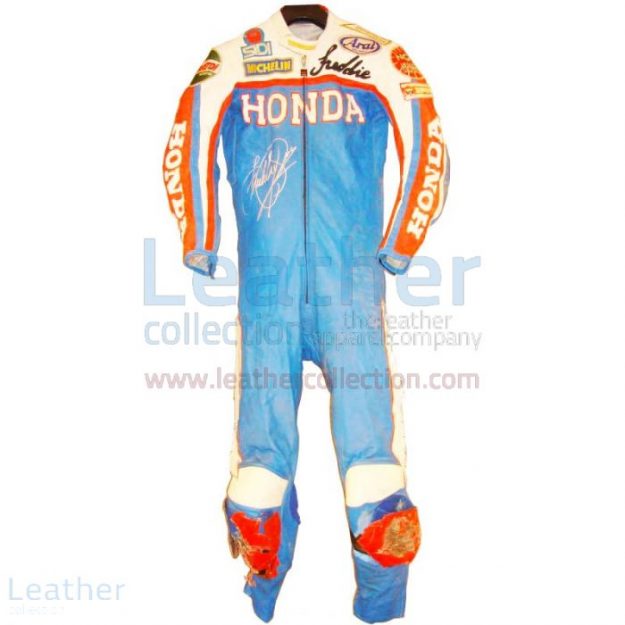 Customize Online Freddie Spencer Honda GP 1983 Leather Suit for $899.0