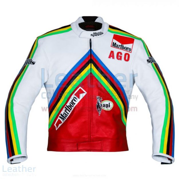 Buy Now Giacomo Agostini MV Agusta GP 1975 Leather Jacket for SEK3,960