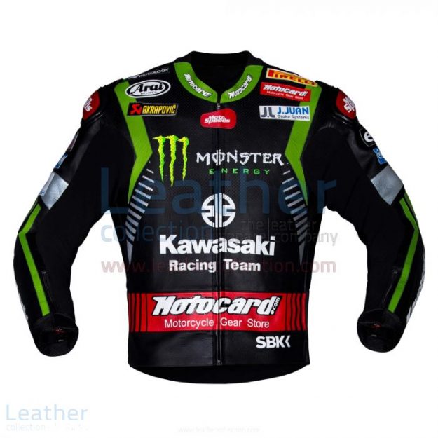 Shop Kawasaki Jacket | Jonathan Rea Kawasaki WSBK 2018 Leather Jacket