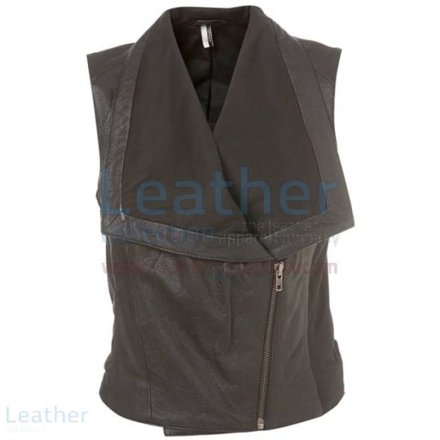 Get Online Ladies Fashion Leather Vest for $190.00