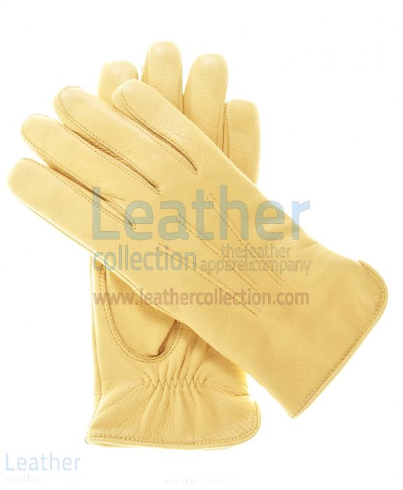 Shop for Ladies Winter Tan Gloves with Wool Lining for CA$78.60 in Can