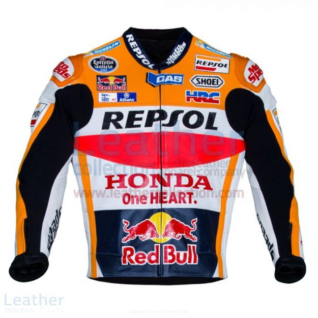 Purchase Now Marc Marquez Honda Repsol MotoGP 2016 Leather Jacket for