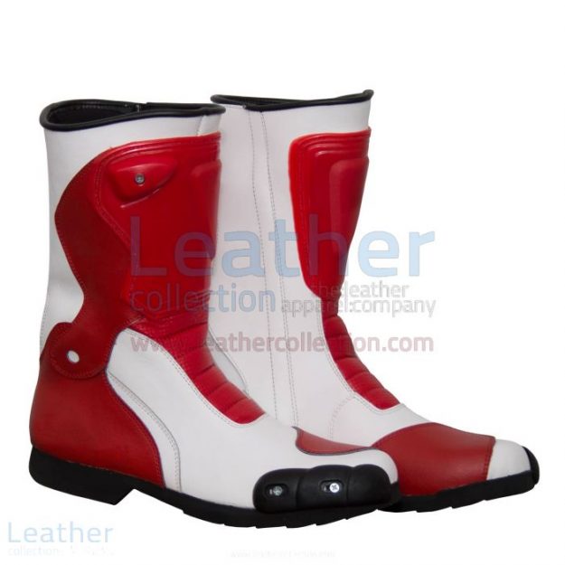 Grab Now Marco Simoncelli Motorbike Riding Boots for $250.00
