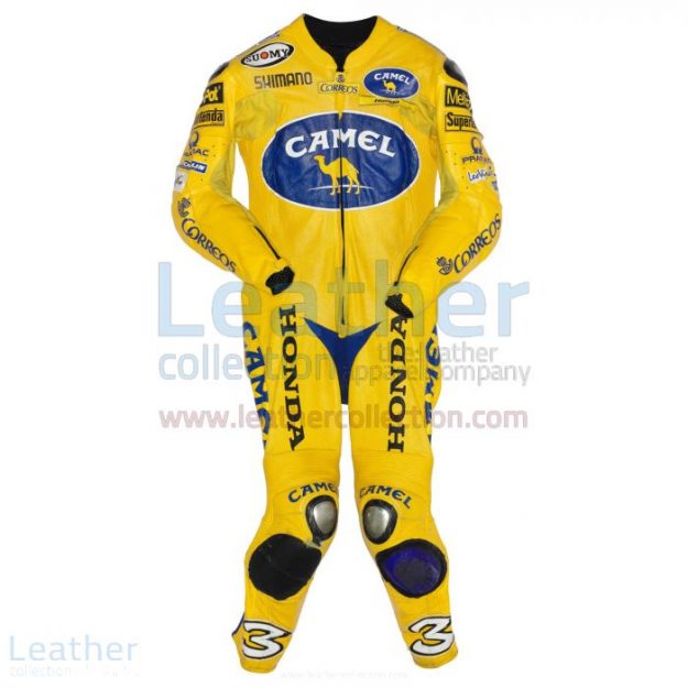 Pick it Online Max Biaggi Camel Honda MotoGP 2004 Leathers for ¥100,6