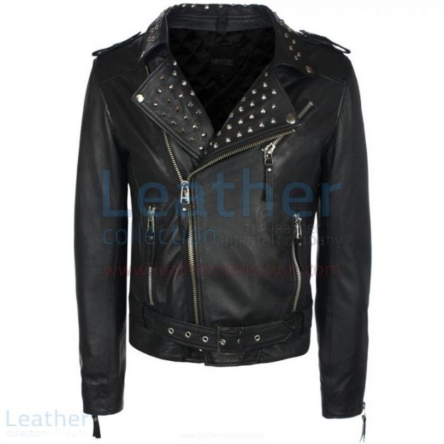 Buy Now Biker Mens Red Quilted Leather Jacket for CA$497.80 in Canada
