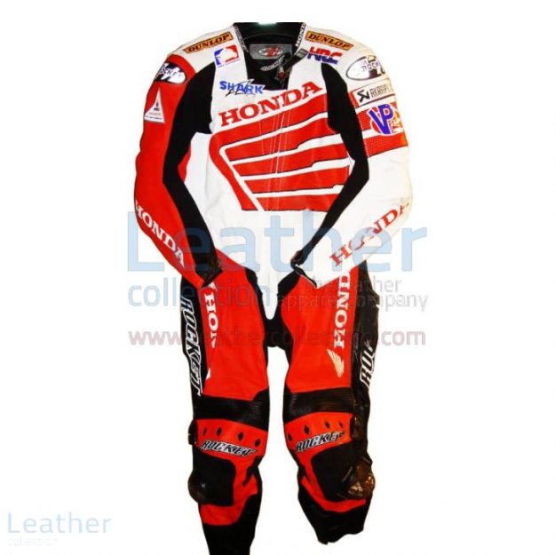 Order Online Miguel Duhamel Honda AMA 2008 Motorcycle Leathers for $89