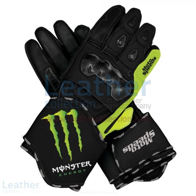 Customize Online Monster Motorbike Leather Race Gloves for A$337.50 in
