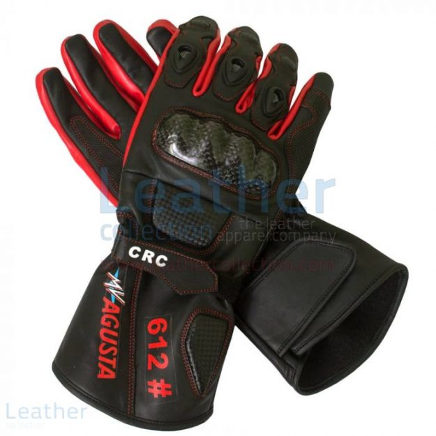 Order Online MV Agusta Race Leather Gloves for $199.00
