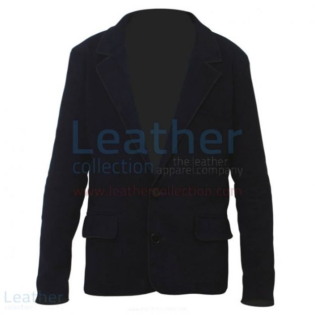 Navy Suede Blazer | Shop Suede Fashion Leather Blazer