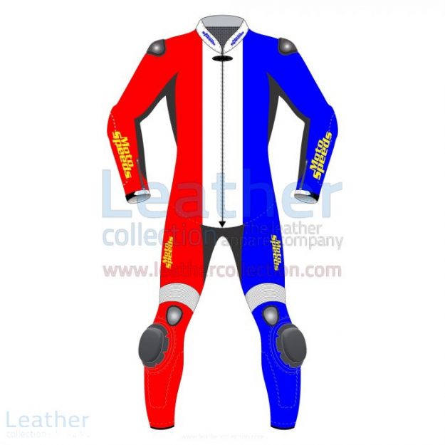 Pick up Now Malaysia Flag Leather Motorbike Suit for CA$1,048.00 in Ca