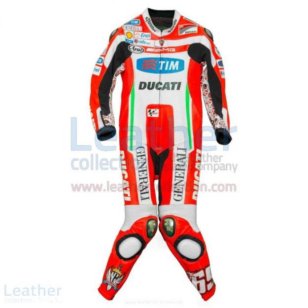 Online einkaufen! Nicky Hayden Ducati 2012 MotoGP Rennleder