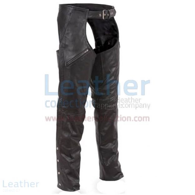 Grab Online Premium Leather Biker Chaps for $125.00