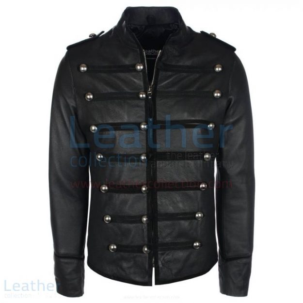 Order Online Prince Military Biker Leather Jacket for $360.00