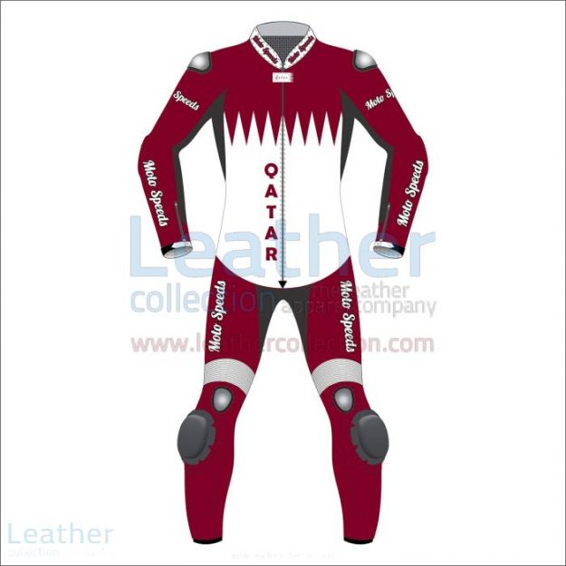 Customize Online Qatar Flag Motorbike Race Suit for SEK7,040.00 in Swe