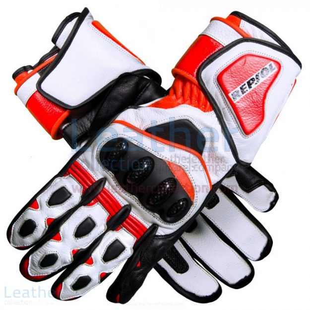 Order Now Repsol Pro Motorbike Leather Gloves for $250.00