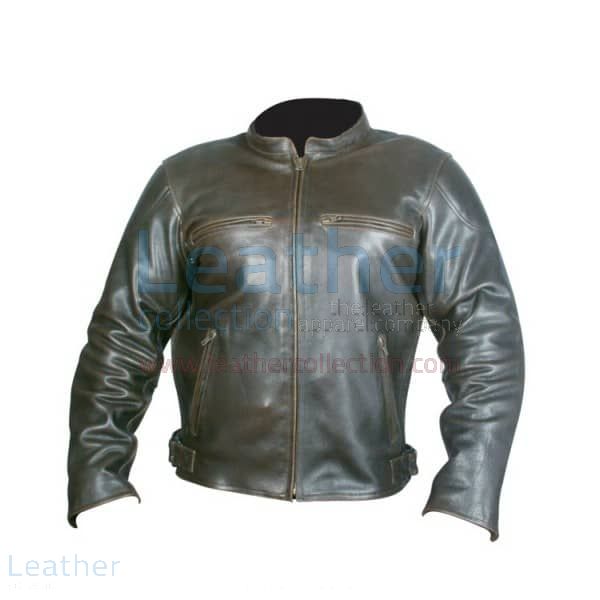 Grab Online Retro Brown Leather Jacket for CA$288.20 in Canada