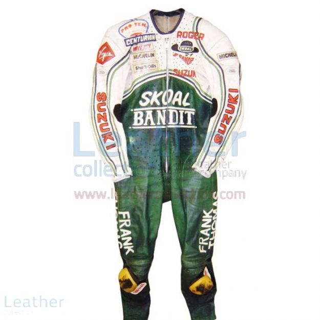 Kaufe jetzt Roger Marshall Suzuki GP 1987 Lederanzug | Suzuki Kleidung