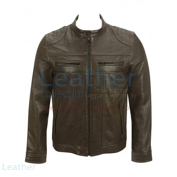 Buy Saddle Shoulder Antique Leather Jacket for SEK1,751.20 in Sweden