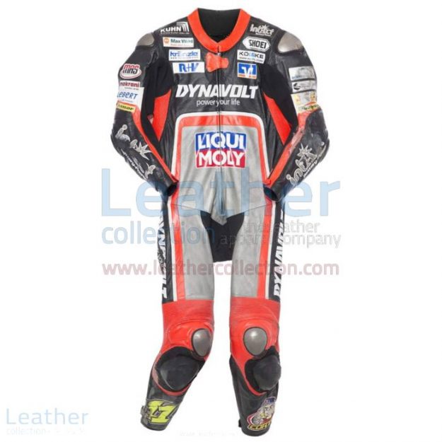 Erhalten Sandro Cortese 2014 Moto2 Motorrad Lederanzug