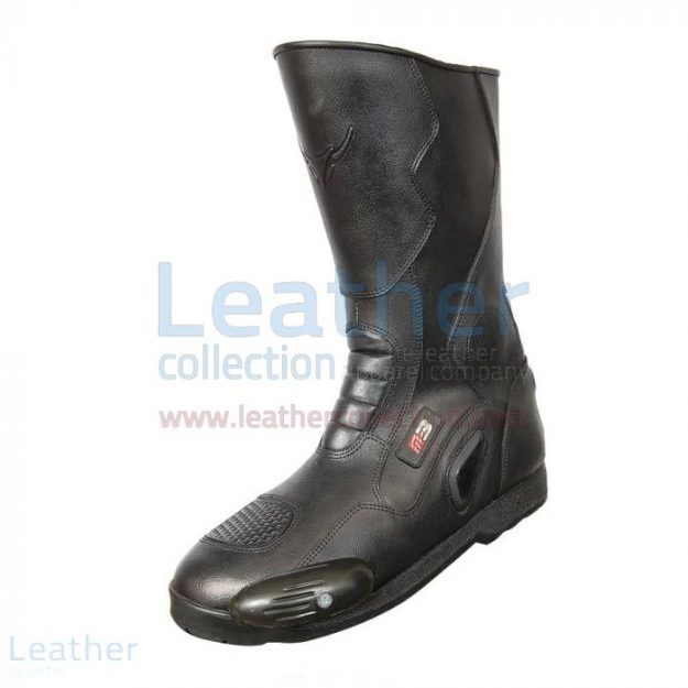 Order Now Snake Leather Moto Boots for $199.00
