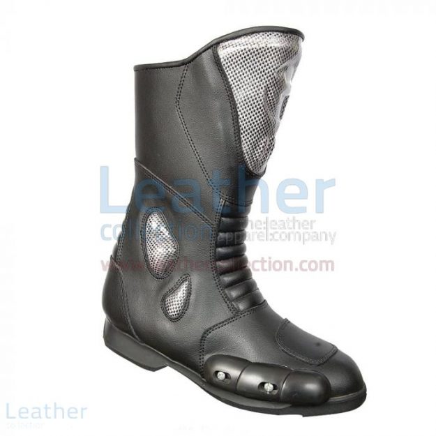 Shop for Snake Leather Moto Boots for CA$260.69 in Canada