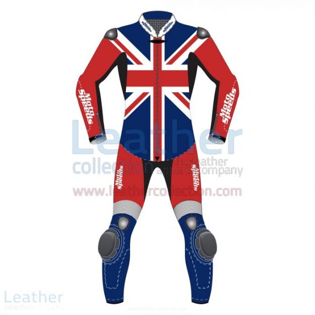 Claim Now United Kingdom Flag Motorcycle Riding Suit for ¥89,600.00 i
