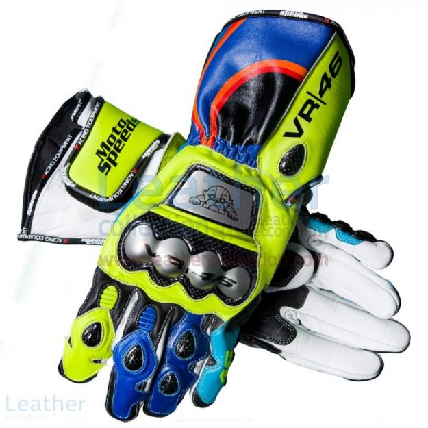 Shop Online Valentino Rossi 2017-2018 MotoGP Gloves for SEK2,200.00 in
