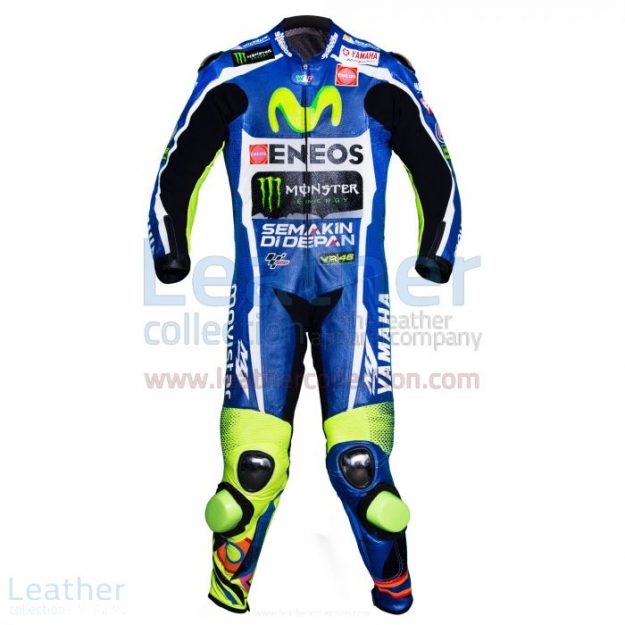 Get Valentino Rossi Movistar Yamaha Le Mans MotoGP 2016 Suit for SEK7,