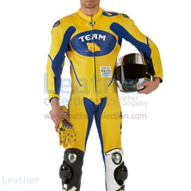 Offering Now VR46 Team Motorcycle Racing Leather Suit for SEK7,480.00
