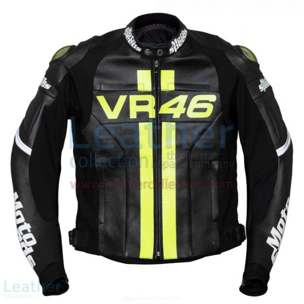 Order Now VR46 Valentino Rossi Leather Jacket for $350.00