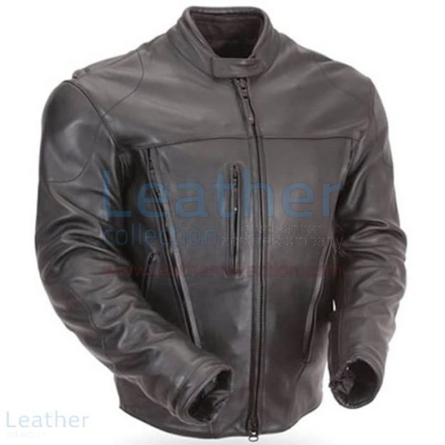 Shop Now Waterproof Armored Leather Motorcycle Jacket with CE Armor fo