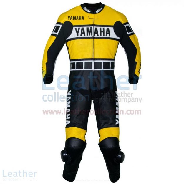 Grab Yamaha Racing Leather Suit Yellow for A$1,147.50 in Australia