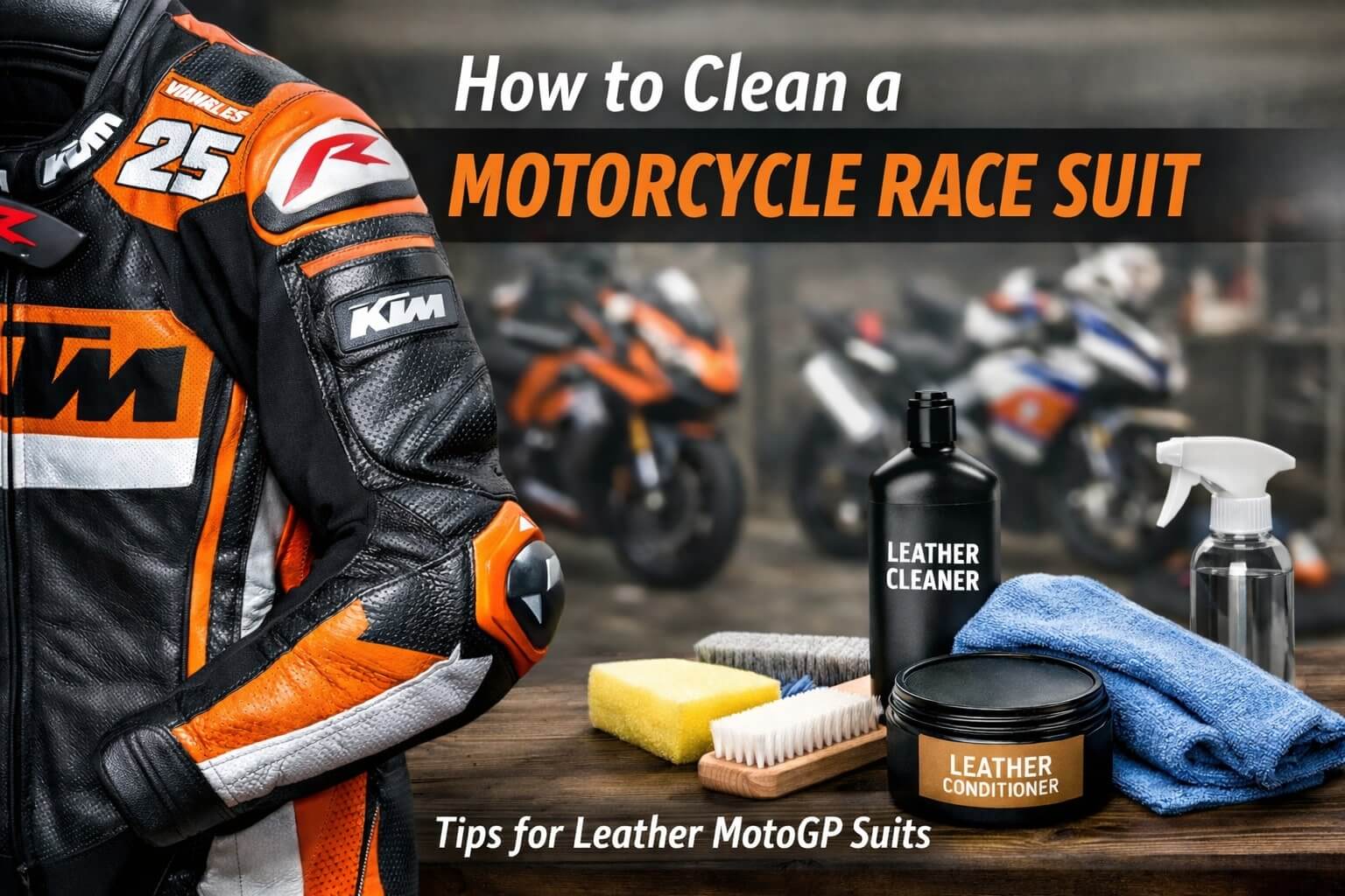 How To Clean A Motorcycle Race Suit