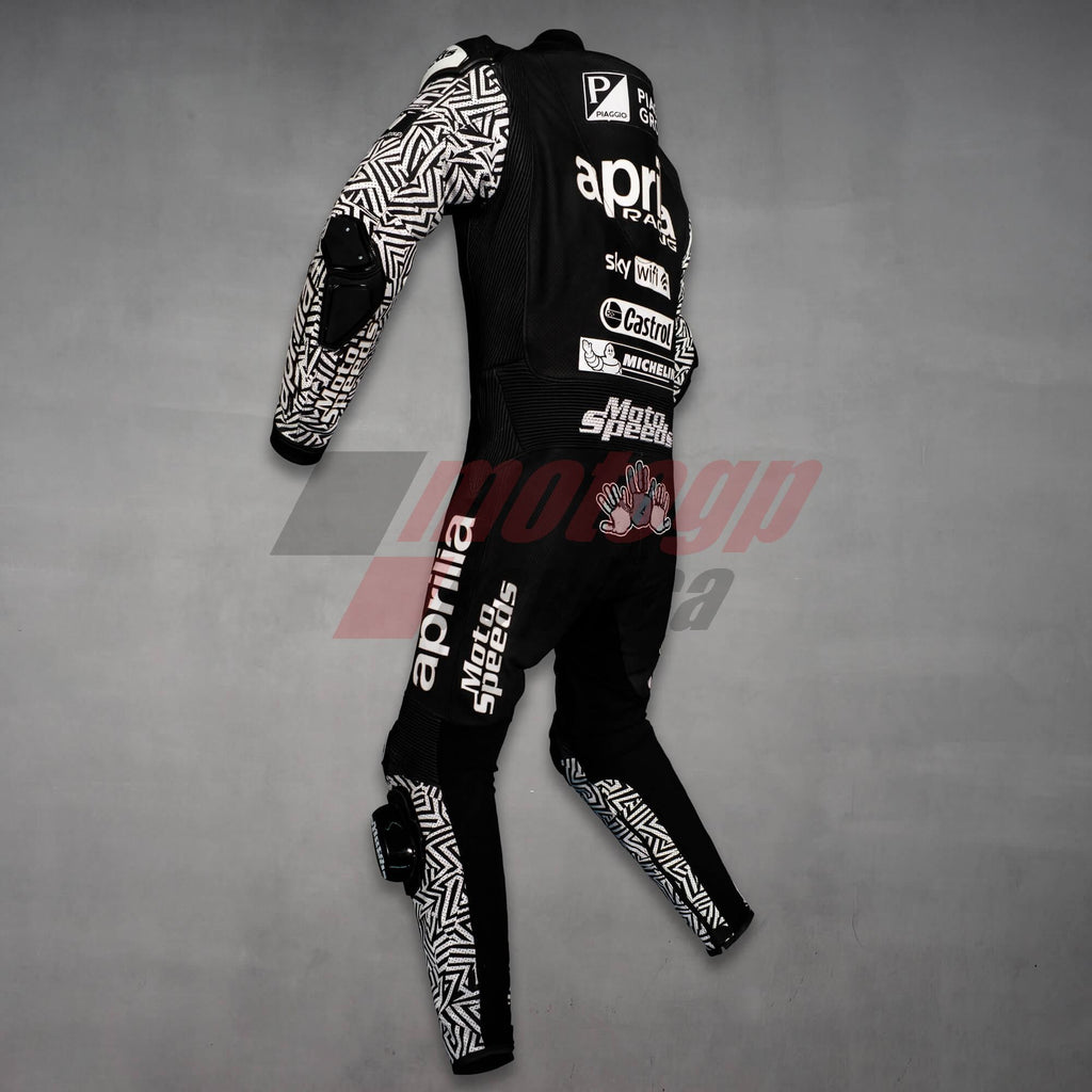Black Biker Suit Aleix Espargaro 2022