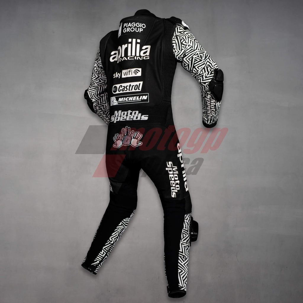 aprilia black suit