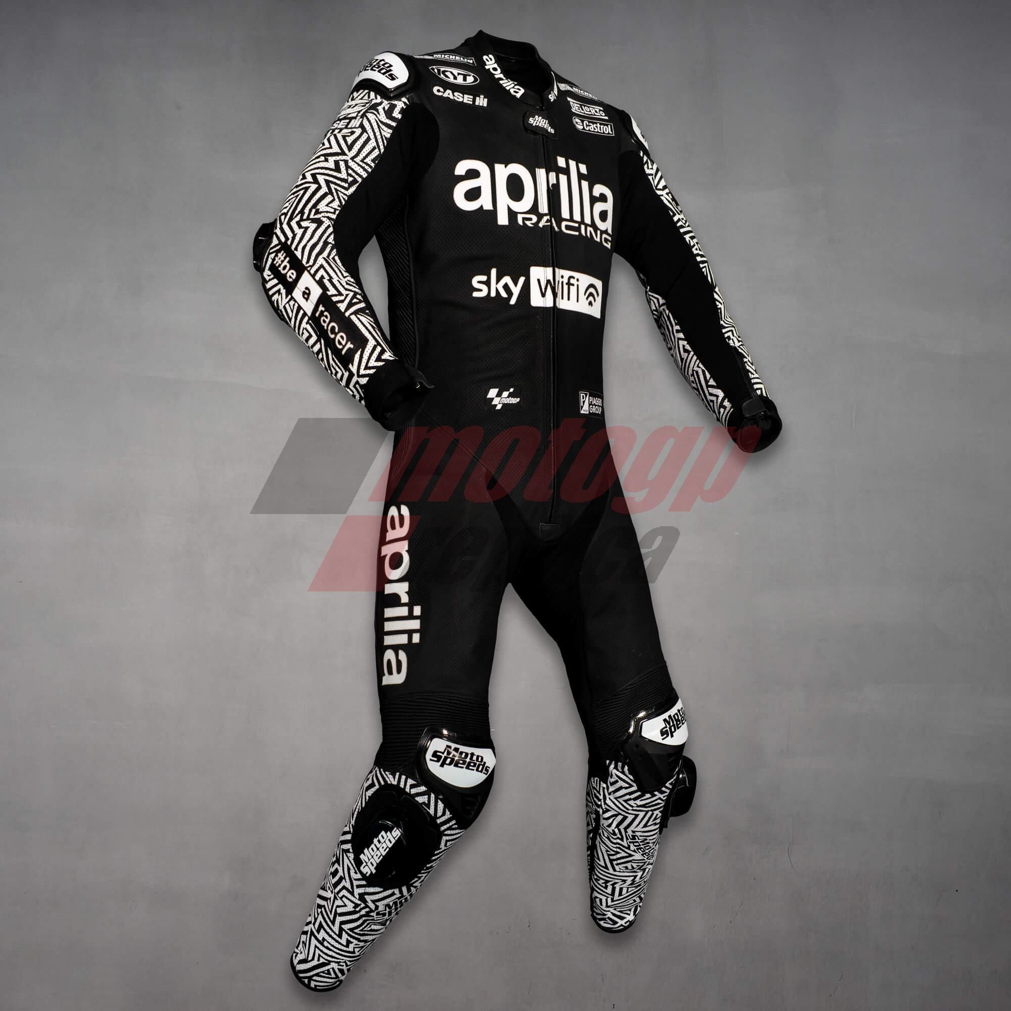 black biker suit