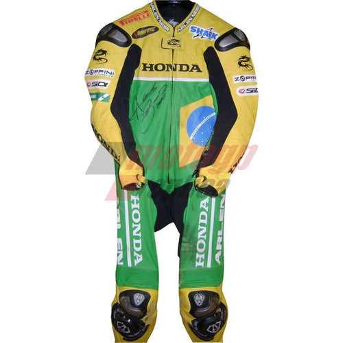 Alex Barros 2006 WSBK Klaffi Honda Leathers