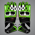 Alex Lowes Black and Green Motorcycle Gloves 2024