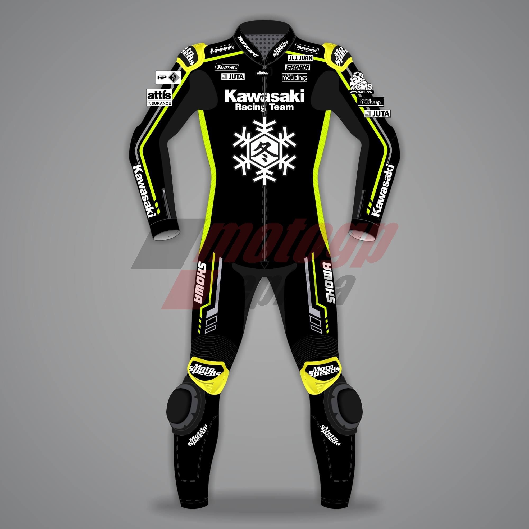 Alex Lowes Kawasaki Leathers 1 Piece Winter Test 2023 SBK