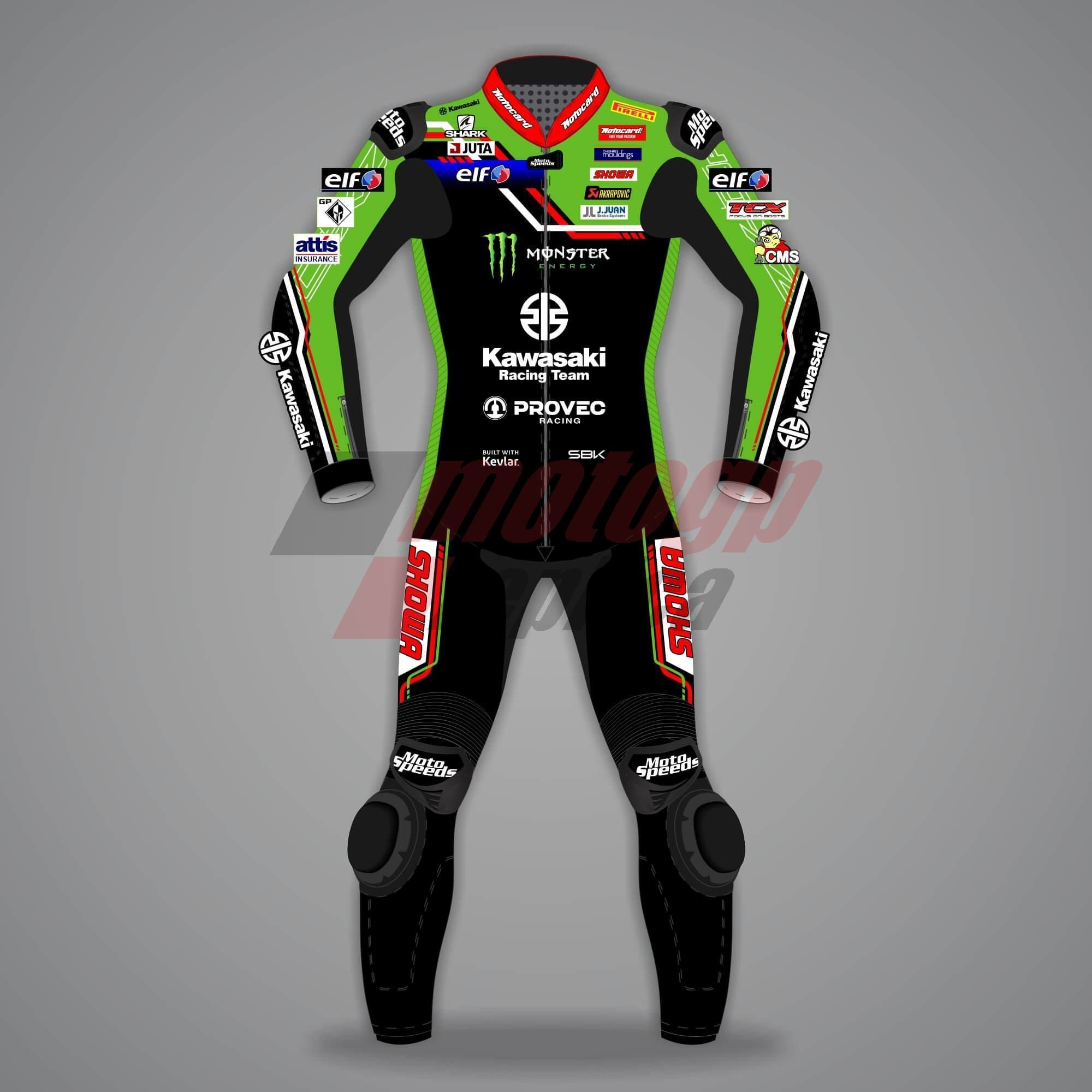 Alex Lowes Kawasaki Riding Suit WSBK 2023