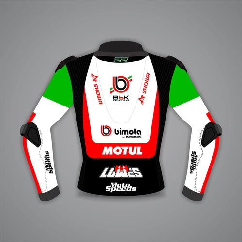 Alex Lowes Motorcycle Racing Jacket Kawasaki SBK 2026