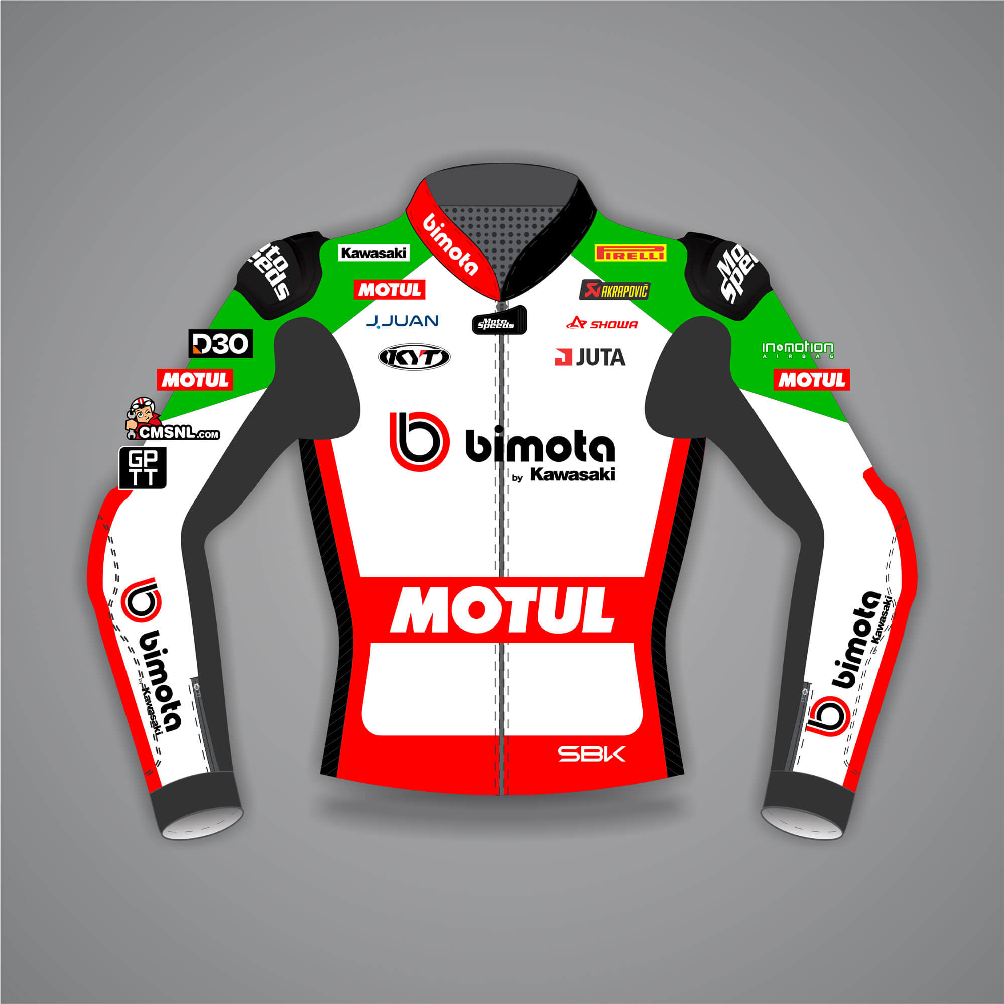 Alex Lowes Motorcycle Racing Jacket Kawasaki SBK 2026